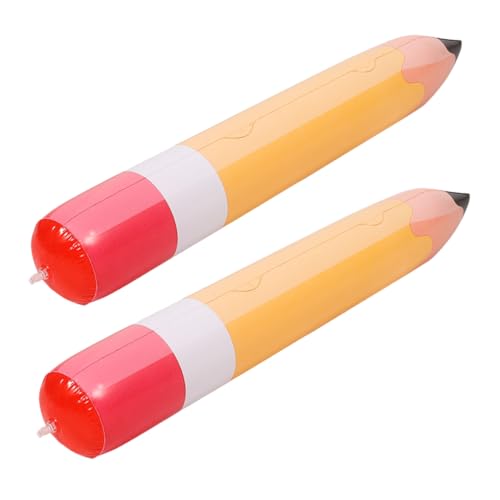 EXHUMKY 2 Stück Aufblasbare Bleistift Dekorationen aus PVC Riesige Bleistift Luftballons für Schulanfang und Klassenzimmer Farbige Party Requisiten für im Unterricht EXHUMKY 2 Stück Aufblasbare Bleistift Dekorationen aus PVC Riesige Bleistift Luftballons für Schulanfang und Klassenzimmer Farbige Party Requisiten für im Unterricht von EXHUMKY
