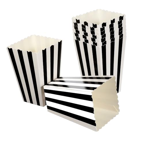 EXHUMKY 24Stücke Popcorn Boxen Halter Gestreifte Papiertüten für Hochzeiten Partys Filmabende für Snacks und DIY Labels EXHUMKY 24Stücke Popcorn Boxen Halter Gestreifte Papiertüten für Hochzeiten Partys Filmabende für Snacks und DIY Labels von EXHUMKY