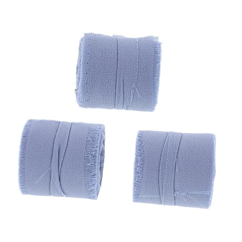 EXHUMKY 3 Rollen Schleife Partyverpackungsband Geschenkverpackungszubehör Geschenkband zum Verpacken der Party Band zum Basteln Paketband für Handwerk Chiffon Blue EXHUMKY 3 Rollen Schleife Partyverpackungsband Geschenkverpackungszubehör Geschenkband zum Verpacken der Party Band zum Basteln Paketband für Handwerk Chiffon Blue von EXHUMKY