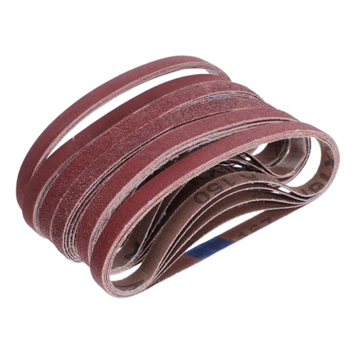 EXHUMKY 30 Stück Brauner Corundum Sandgürtel Schleifengurte Schleifpapier Mit Spender Schleifpapier Zum Nacharbeiten Teile Für Bandschleifer Braunes Edelkorund Brown EXHUMKY 30 Stück Brauner Corundum Sandgürtel Schleifengurte Schleifpapier Mit Spender Schleifpapier Zum Nacharbeiten Teile Für Bandschleifer Braunes Edelkorund Brown von EXHUMKY