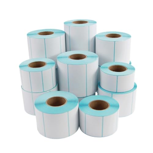 EXHUMKY 4 Rollen Selbstklebende Thermotransfer Etiketten Je Langlebige Versandadressetiketten für Büro Shop und Lager Vielseitig Beschriftbar Geeignet für Barcode und Kennzeichnung EXHUMKY 4 Rollen Selbstklebende Thermotransfer Etiketten Je Langlebige Versandadressetiketten für Büro Shop und Lager Vielseitig Beschriftbar Geeignet für Barcode und Kennzeichnung von EXHUMKY
