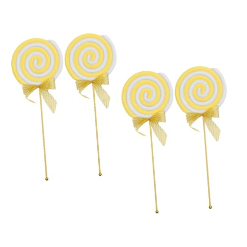 EXHUMKY 4 Stück Große Lollipop Requisiten Handheld Fotorequisiten für Karneval Hochzeiten und Geburtstagsfeiern Realistische Zuckerlutscher Dekoration für Kindergarten und Performances EXHUMKY 4 Stück Große Lollipop Requisiten Handheld Fotorequisiten für Karneval Hochzeiten und Geburtstagsfeiern Realistische Zuckerlutscher Dekoration für Kindergarten und Performances von EXHUMKY