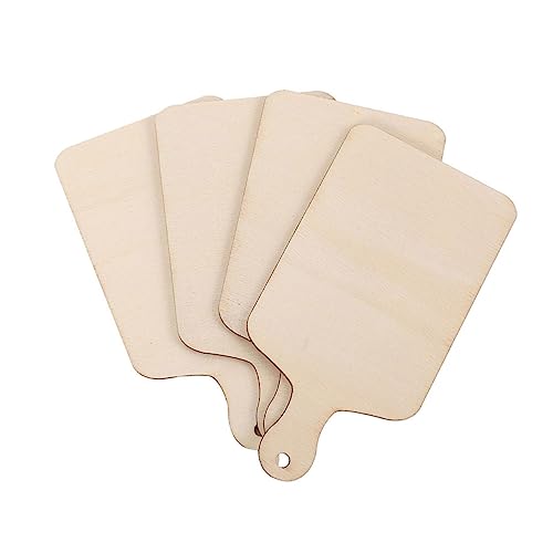 EXHUMKY 4 Stück Mini Holz Schneidebrett für Teiliges Bastelspielzeug Interaktive DIY Holzspielzeuge für Kreative Aktivitäten der Küche und Bastelprojekte EXHUMKY 4 Stück Mini Holz Schneidebrett für Teiliges Bastelspielzeug Interaktive DIY Holzspielzeuge für Kreative Aktivitäten der Küche und Bastelprojekte von EXHUMKY