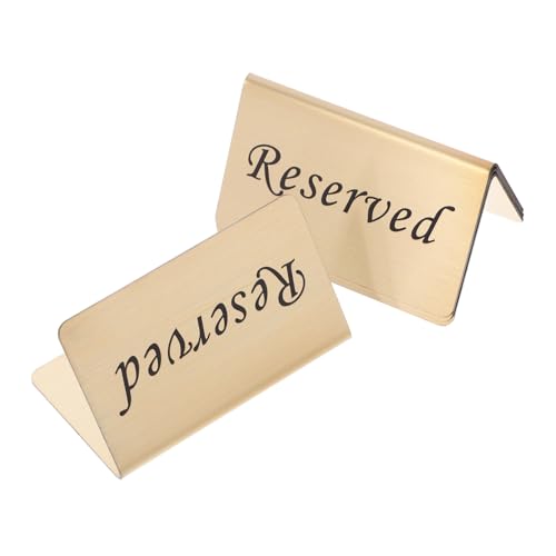 EXHUMKY 4 Stück Tischreservierungsschilder Für Hochzeiten, Reservierungsschilder Für Stühle, Reserviert Schilder, Restaurantschilder, Reservierungsschilder Für Tische, Reserviert EXHUMKY 4 Stück Tischreservierungsschilder Für Hochzeiten, Reservierungsschilder Für Stühle, Reserviert Schilder, Restaurantschilder, Reservierungsschilder Für Tische, Reserviert von EXHUMKY