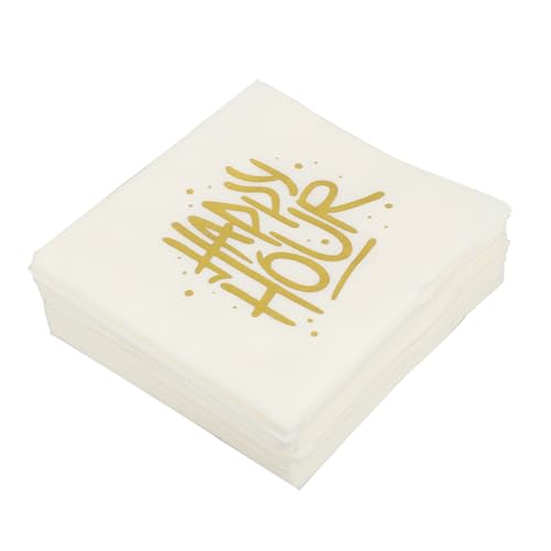 EXHUMKY 50 Blatt Papierhandtuchservietten, Happy Hour Servietten, Party Servietten, Party Seidenpapier, Motto Party Servietten, Dekorative Servietten, Party Servietten, Servietten Mit EXHUMKY 50 Blatt Papierhandtuchservietten, Happy Hour Servietten, Party Servietten, Party Seidenpapier, Motto Party Servietten, Dekorative Servietten, Party Servietten, Servietten Mit von EXHUMKY