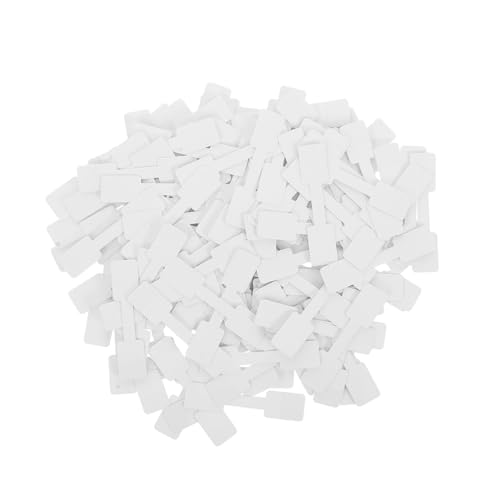 EXHUMKY 500 Stück Selbstklebende Preisschilder Schmuckanhänger Für Die Preisgestaltung Beschreibbare Tags Selbstklebende Armbandanhänger Erkennungsmarken Für Schmuck Weiß Papier von EXHUMKY
