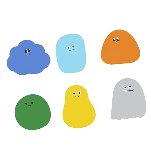 EXHUMKY 6 Stück Teiliges Haftnotizen mit Cartoon Motiven Selbstklebende Sticker Praktische Memo Pads zum Beschriften und Markieren für Büro Schule und Zuhause Rückstandsfrei Entfernbar EXHUMKY 6 Stück Teiliges Haftnotizen mit Cartoon Motiven Selbstklebende Sticker Praktische Memo Pads zum Beschriften und Markieren für Büro Schule und Zuhause Rückstandsfrei Entfernbar von EXHUMKY