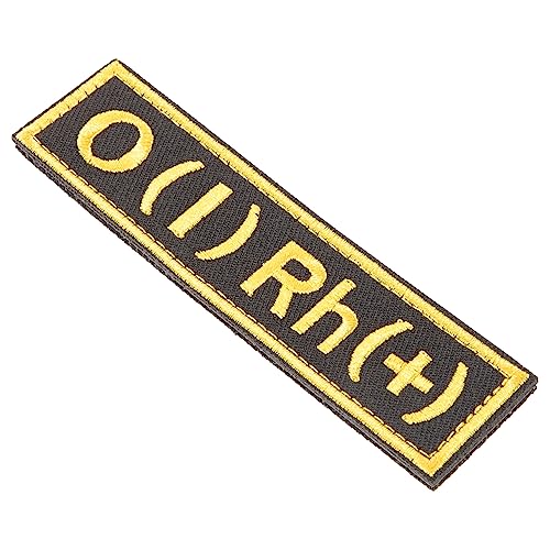 EXHUMKY Dekorativer O Blutgruppen Aufnäher Leichter Patch für Kleidung und Rucksack Strapazierfähiges Identifikationspflaster mit Einzigartigem Design für Taktische EXHUMKY Dekorativer O Blutgruppen Aufnäher Leichter Patch für Kleidung und Rucksack Strapazierfähiges Identifikationspflaster mit Einzigartigem Design für Taktische von EXHUMKY