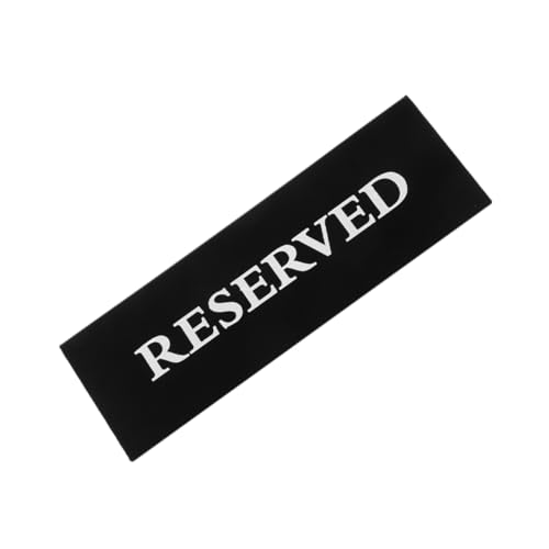 EXHUMKY Dreieckige Tischschilder Für Hochzeiten, Reservierte Tischkarten, Restaurant Tischschilder, Reserviertes Zeltschild, Stuhlschilder, Sitzplatzschilder, Reservierte Schilder Für von EXHUMKY