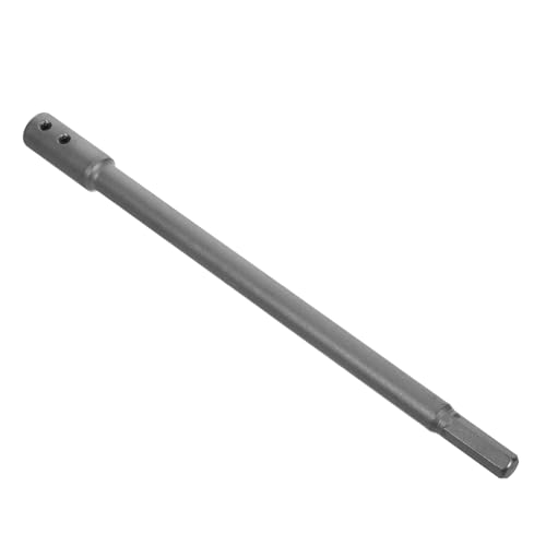 EXHUMKY Drill Bit Extender Legierungstahlbohrer -Bit -Verlängerung Metallbohrerweiterung Forstner Bit Extender Mahlenerweiterungen Forstner Drill Bit -Erweiterung legierter Stahl Silber von EXHUMKY