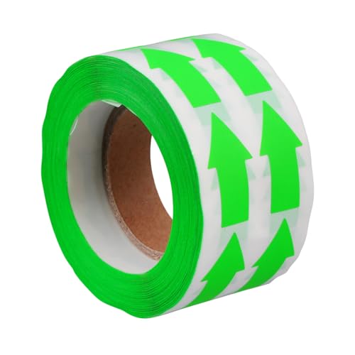 EXHUMKY Fluoreszierende Aufkleber DIY Label Sticker Leuchtend Selbstklebend für Verpackung Umschlag Warnhinweis Pfeilmarkierung Neon Grün EXHUMKY Fluoreszierende Aufkleber DIY Label Sticker Leuchtend Selbstklebend für Verpackung Umschlag Warnhinweis Pfeilmarkierung Neon Grün von EXHUMKY