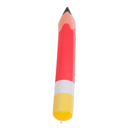 EXHUMKY Giant Inflatable Pencil Balloon PVC Back To School Decor für Klassenzimmer Bunte Party Dekoration Robuste und Lustige Luftballons für Kinderfeste und Fotoshootings von EXHUMKY