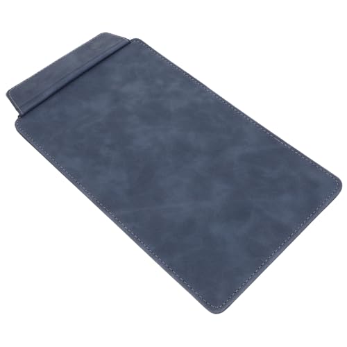 EXHUMKY Leder Klemmbrett Tragbares Schreibbrett für Büro und Konferenz Restaurant Menühalter Blau EXHUMKY Leder Klemmbrett Tragbares Schreibbrett für Büro und Konferenz Restaurant Menühalter Blau von EXHUMKY