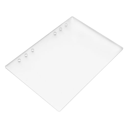 EXHUMKY Minimalist Notepad Cover aus Frosted Acryl Abnehmbare Binder Hülle für Planer und Dokumente Vielseitig Einsetzbar für Schule Büro Notizbücher und Journale EXHUMKY Minimalist Notepad Cover aus Frosted Acryl Abnehmbare Binder Hülle für Planer und Dokumente Vielseitig Einsetzbar für Schule Büro Notizbücher und Journale von EXHUMKY