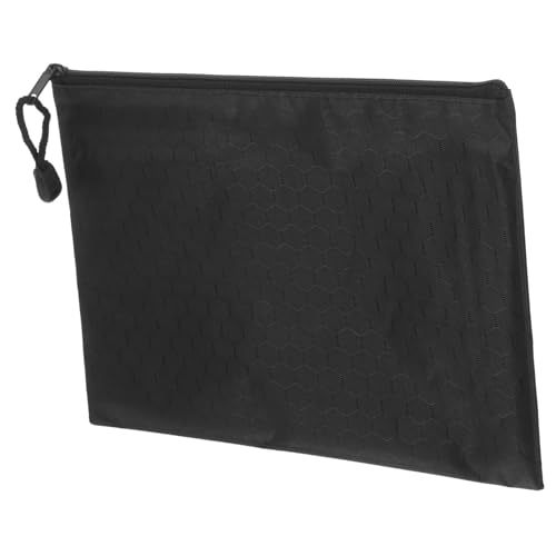 EXHUMKY Oxford Cloth Zipper File Pouch Dokumententasche Reißverschlussgesicherte Aufbewahrungstasche für Büro Schule und Reise Praktische Blaue Mappe aus Robustem Oxford EXHUMKY Oxford Cloth Zipper File Pouch Dokumententasche Reißverschlussgesicherte Aufbewahrungstasche für Büro Schule und Reise Praktische Blaue Mappe aus Robustem Oxford von EXHUMKY