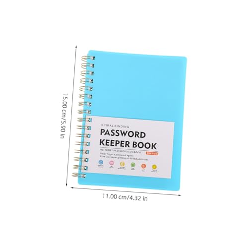 EXHUMKY Spiralgebundenes Passwortbuch mit Alphabetischen Registerkarten Praktischer Passwort Organizer für Senioren und Büro Vielseitiges Notizbuch für Login Daten und Wichtige Notizen EXHUMKY Spiralgebundenes Passwortbuch mit Alphabetischen Registerkarten Praktischer Passwort Organizer für Senioren und Büro Vielseitiges Notizbuch für Login Daten und Wichtige Notizen von EXHUMKY