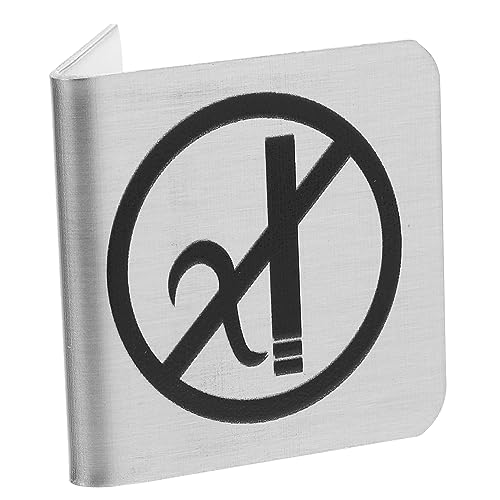 EXHUMKY Tischschild Rauchen Verboten Doppelseitiges Nichtraucher Schild für Restaurant Büro und Private Räume Robust Einladend für Hochzeiten und Events von EXHUMKY