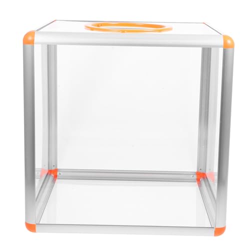 EXHUMKY Transparente Quadratische Losbox Multifunktionale Raffle Ticket Box mit Großem Fassungsvermögen für Geburtstage Hochzeiten und Büroveranstaltungen von EXHUMKY