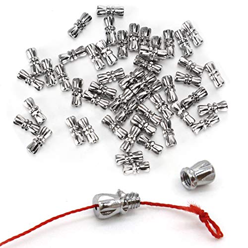GAESHOW 50 Stück Edelstahl Kettenverschluss Clip, Armband Verschluss, Schmuck DIY Zubehör, Metall Handwerk Halskette Verschluss, Armband Schnalle Knopf Einfach zu schrauben GAESHOW 50 Stück Edelstahl Kettenverschluss Clip, Armband Verschluss, Schmuck DIY Zubehör, Metall Handwerk Halskette Verschluss, Armband Schnalle Knopf Einfach zu schrauben von GAESHOW