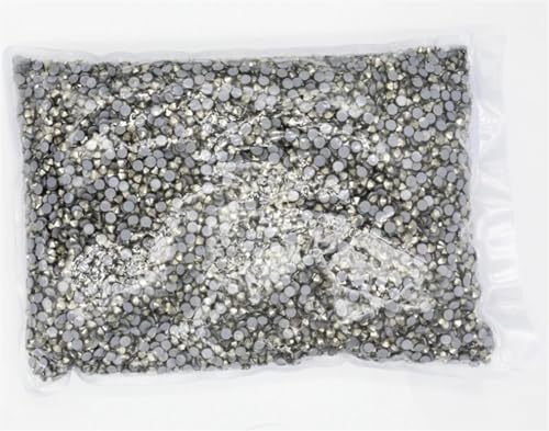 Hotfix Strass Big Bulk Bag 45 Farben Hotfix Strasssteine ​​Kristall Hot Fix Strass Kleidungsstück(Jet Hematite) von EXKURPOO