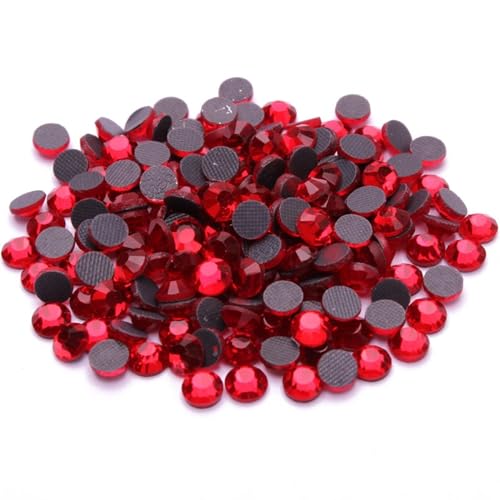 Hotfix Strass Hotfix-Strasskristall mit Kleber auf flachem Kristallglas-Strassstein(Siam,SS20 720pcs) von EXKURPOO