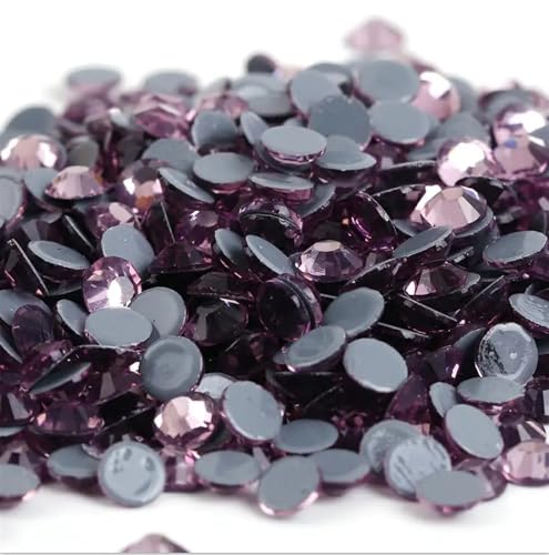 Hotfix Strass Kristall-AB-Hotfix-Strasssteine, Glas-Hotfix-Strasssteine ​​zum Aufbügeln for Nagelkunst, Nähen, Stoffdekoration(Lt.Amethyst,Ss20 1440pcs) von EXKURPOO