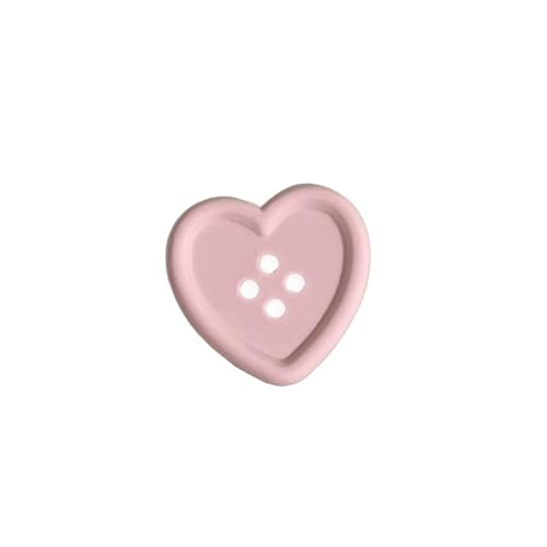 Knöpfe 10 Stücke Nette Candy Farbe Taste Frauen Kinder Mantel Deco Socken Tasche Kleidung DIY Nähzubehör(Pink) von EXKURPOO