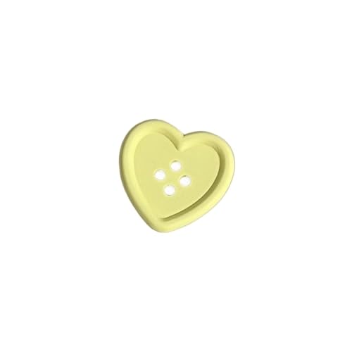 Knöpfe 10 Stücke Nette Candy Farbe Taste Frauen Kinder Mantel Deco Socken Tasche Kleidung DIY Nähzubehör(Yellow) von EXKURPOO
