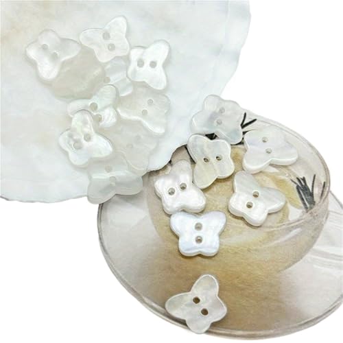 Knöpfe 50Pcs Harz Nähen Knöpfe Scrapbooking Herz Perle Zwei Löcher Schmücken Bottoni Botoes(Butterfly) von EXKURPOO