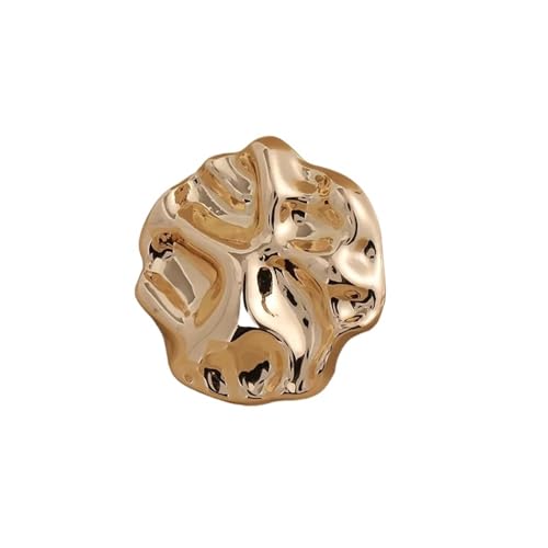 Knöpfe Cs Gold Schaftknöpfe Zinklegierung Unregelmäßige Form Damen Pullover Bluse Zubehör(21.5mm) von EXKURPOO