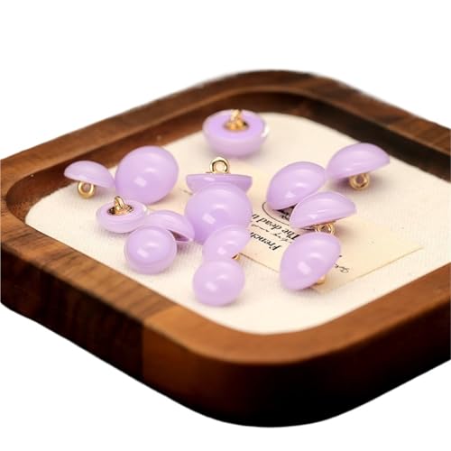 Knöpfe Hemdknöpfe for Frauen Bunte Pullover Strick Cardigan Vielseitig Anzug Pyjama Mantel Kinder(Color03,11mm-6pcs) von EXKURPOO