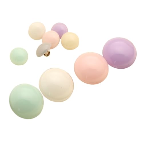 Knöpfe Hemdknöpfe for Frauen Bunte Pullover Strick Cardigan Vielseitig Anzug Pyjama Mantel Kinder(Mixed,11mm-6pcs) von EXKURPOO