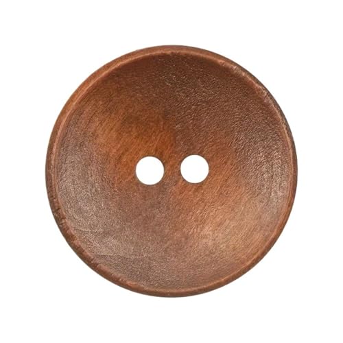 Knöpfe Vintage Holzknöpfe for Mäntel Windjacken Strickjacken doppelseitig Kaschmir-Finish(20pcs,23.0mm) von EXKURPOO