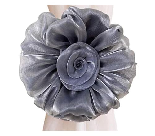 Vorhangbänder 1PCS Zimmer Schnalle Halter Vorhang Tieback Vorhang Tieback Clip-auf Krawatte Halter Decor(Gray) von EXKURPOO