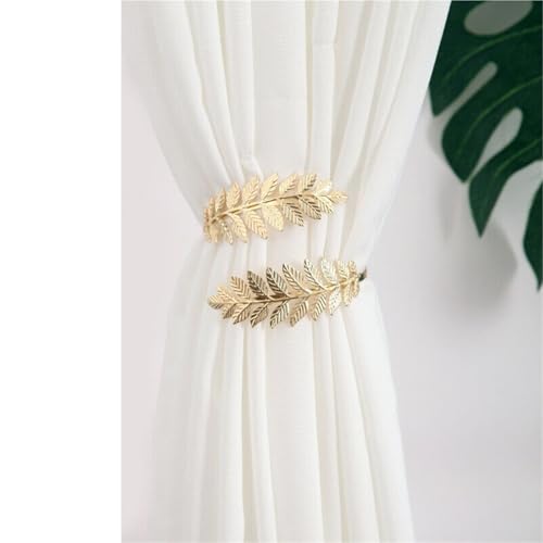 Vorhangbänder 1Pc Vorhang Tieback Seil Vorhang Halter Clips Metall Vorhänge Schnalle Clip(Color-8) von EXKURPOO