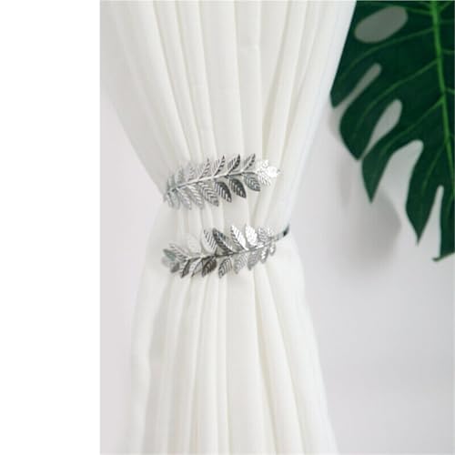 Vorhangbänder 1Pc Vorhang Tieback Seil Vorhang Halter Clips Metall Vorhänge Schnalle Clip(Color-9) von EXKURPOO