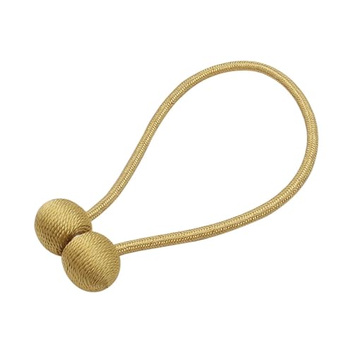 Vorhangbänder 1Pcs Vorhang Tieback Clip Vorhänge Schnalle Halter Dekorative Hause Vorhänge(Yellow) von EXKURPOO