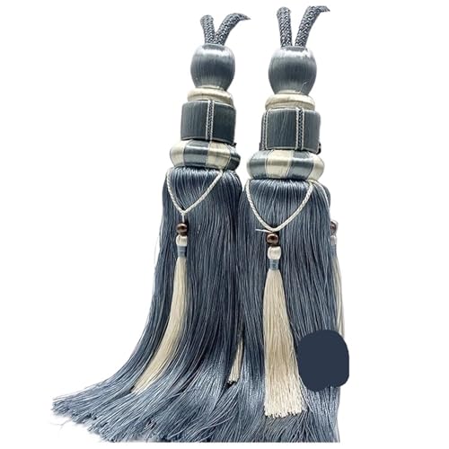 Vorhangbänder 2 PCS Vorhang Quaste Riemen Paar Set Krawatte Krawatte Wohnzimmer Dekoration(Tieback5) von EXKURPOO