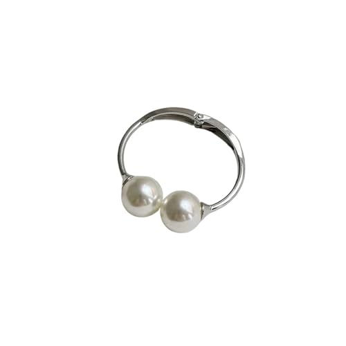 Vorhangbänder 2 PCS Vorhanggurte Perle Metall Perle Schnalle Vorhanggurte(Small Silver) von EXKURPOO