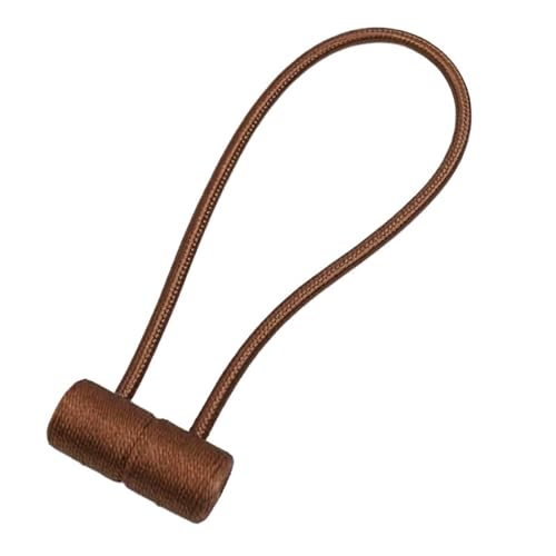 Vorhangbänder 2 Stück Vorhang-Raffhalter for Wohnzimmer, einfach zu verwenden und als Heimdekoration.(Coffee) von EXKURPOO