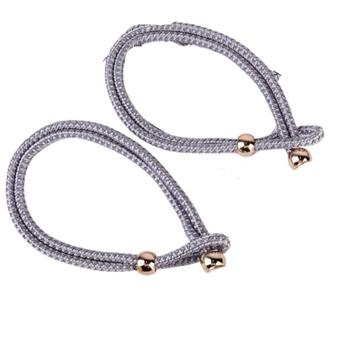 Vorhangbänder 2 Stück Vorhanggurte, Gaze-Vorhangschnallen, dekorative Accessoires, Seilhaken(Grey) von EXKURPOO