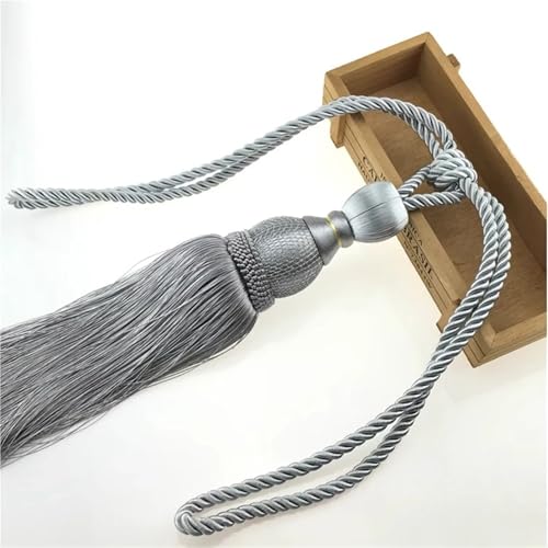 Vorhangbänder EIN Paar Vorhang Raffhalter for Wohnkultur Raffhalter Vorhang Riemen Quasten Zubehör(Color 6) von EXKURPOO