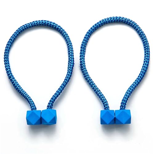 Vorhangbänder Vorhang Krawatte Seil Rücken Holdbacks Clips Zubehör Home Dekorationen Bindung Seil(Blue 1,1PC) von EXKURPOO