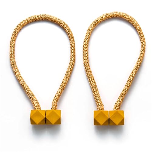 Vorhangbänder Vorhang Krawatte Seil Rücken Holdbacks Clips Zubehör Home Dekorationen Bindung Seil(Orange,1PC) von EXKURPOO