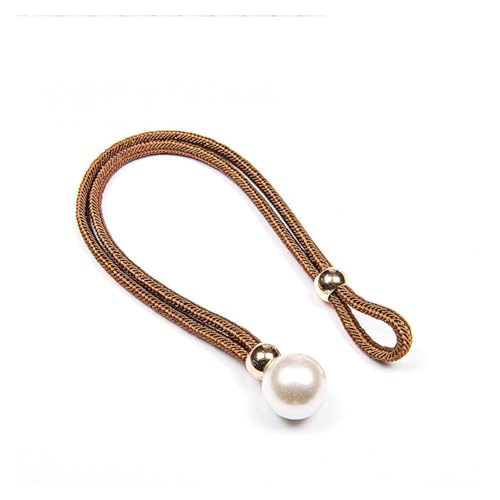 Vorhangbänder Vorhanggurte, EIN Paar Gaze-Vorhangschnallen, Krawattenbänder, dekorative Accessoires(Brown) von EXKURPOO