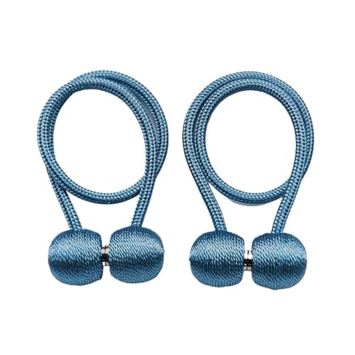 Vorhangbänder Vorhanggurte, Seilschnallen, Vorhangschnallen, Bettvorhang-Aufbewahrungsseile(Blue 1) von EXKURPOO