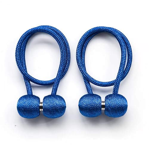 Vorhangbänder Vorhanggurte, Seilschnallen, Vorhangschnallen, Bettvorhang-Aufbewahrungsseile(Blue 2) von EXKURPOO