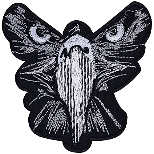 ADLER Adleraugen Aufnäher bestickt Nordmann Adler Wikinger Patch embroidery | Ragnar Lothbrok Vikings Aufbügler für alle Stoffe | Eagle Emblem zum aufbügeln/annähen | 80x80mm ADLER Adleraugen Aufnäher bestickt Nordmann Adler Wikinger Patch embroidery | Ragnar Lothbrok Vikings Aufbügler für alle Stoffe | Eagle Emblem zum aufbügeln/annähen | 80x80mm von EXPRESS-STICKEREI