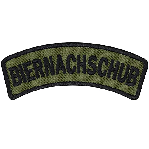 Army Morale Patch gestickt "Biernachschub" Aufnäher Bundesheer Militär Abzeichen mit Stickerei | Bundeswehr Geschenk Bierliebhaber | Applikation füralle Stoffe | 70x20mm Army Morale Patch gestickt "Biernachschub" Aufnäher Bundesheer Militär Abzeichen mit Stickerei | Bundeswehr Geschenk Bierliebhaber | Applikation füralle Stoffe | 70x20mm von EXPRESS-STICKEREI