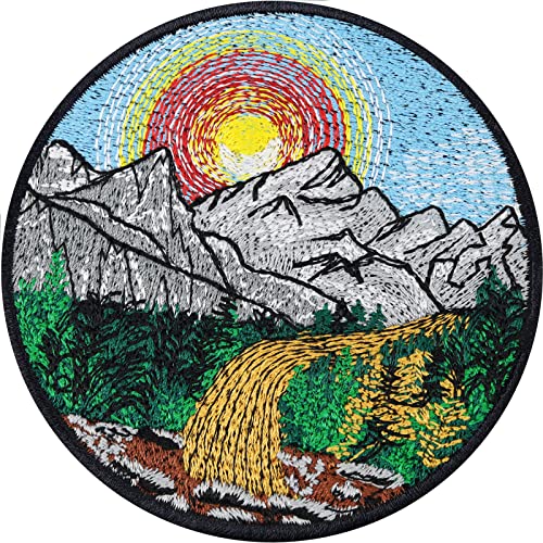 Aufnäher Save the Earth BERGE & LANDSCHAFT Wetterfester Aufkleber Gesticktes Bügelbild Alpenverein Outdoor Aufbügler Bergsteiger Abzeichen Naturfreunde Patch Applikation zum aufbügeln - 80x80mm Aufnäher Save the Earth BERGE & LANDSCHAFT Wetterfester Aufkleber Gesticktes Bügelbild Alpenverein Outdoor Aufbügler Bergsteiger Abzeichen Naturfreunde Patch Applikation zum aufbügeln - 80x80mm von EXPRESS-STICKEREI